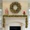 30" Wintry Pine® Wreath with Pine Cones, Red Berries, Snowflakes & Clear Lights